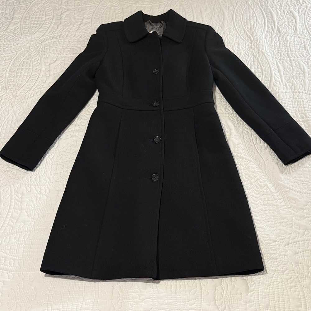 J. Crew Midnight Black Pea Coat